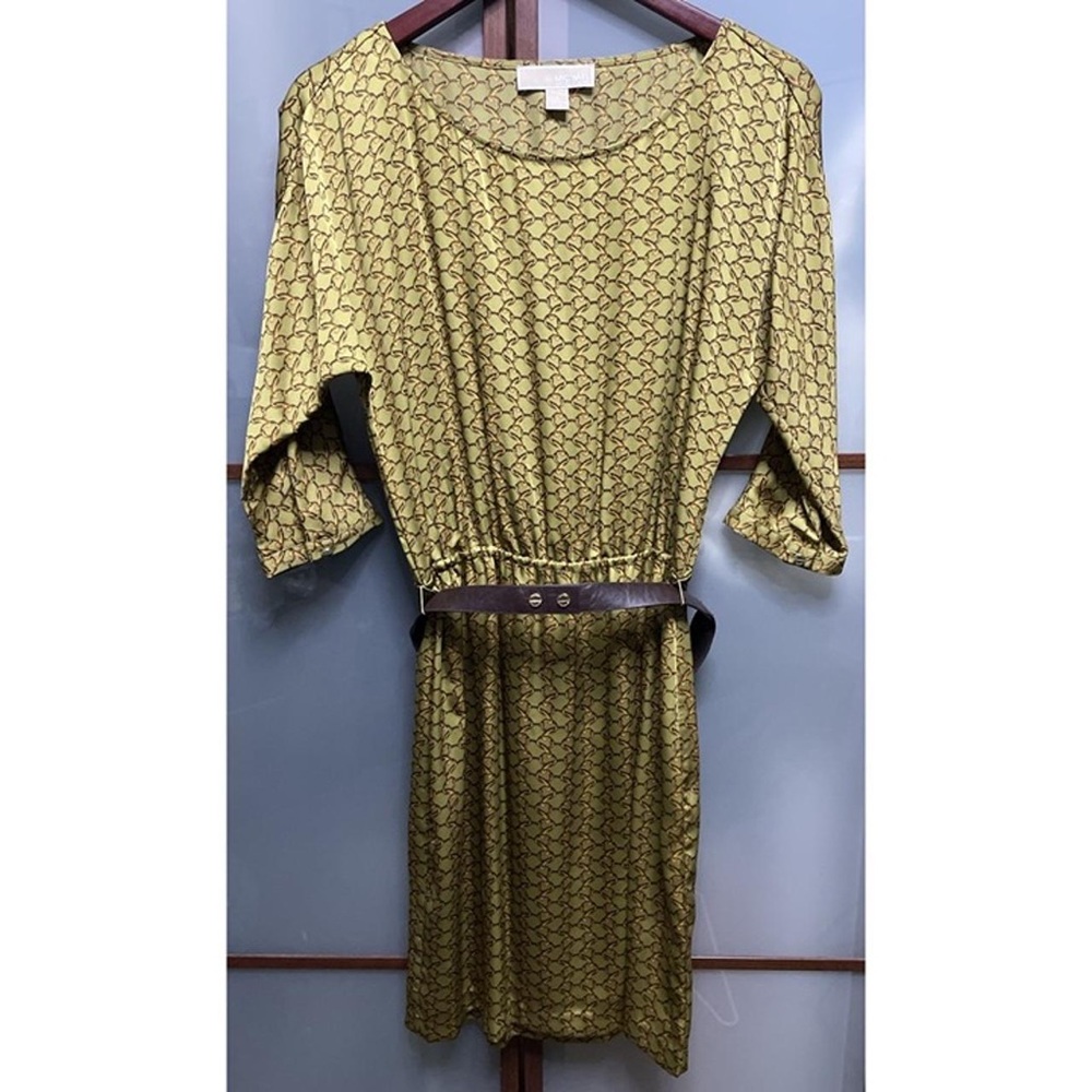 MICHAEL Michael Kors Gold Long Sleeve Dress